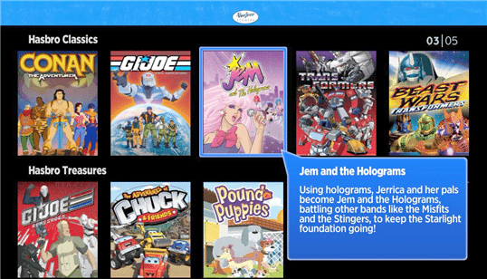 Review: Hasbro Studios Free Roku App – GI Joe, Transformers, Jem, My Little Pony