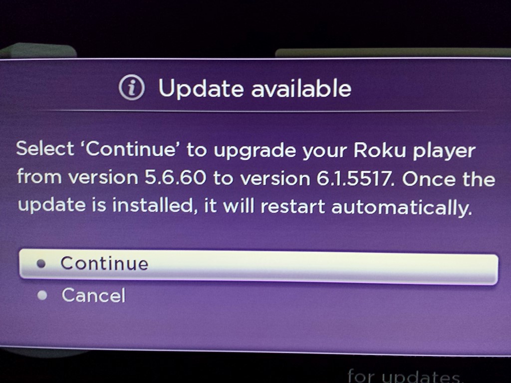 Roku Update 6.1 Release Notes – Now You Can Restart Your Roku From The Settings