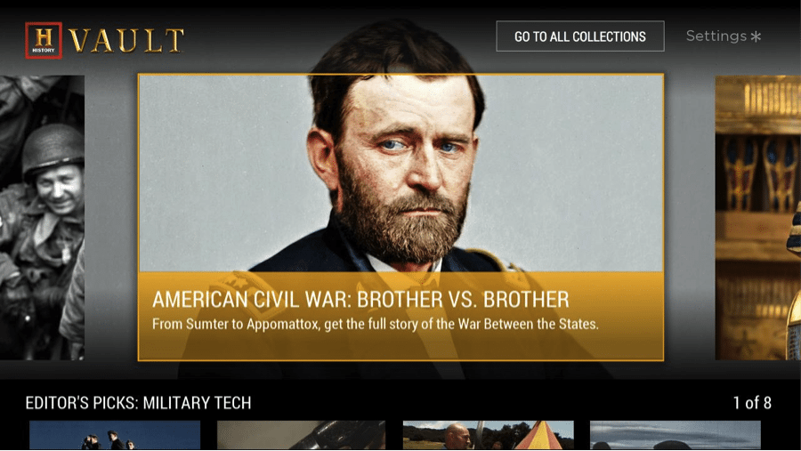 Review: History Channel Vault on Roku & Fire TV