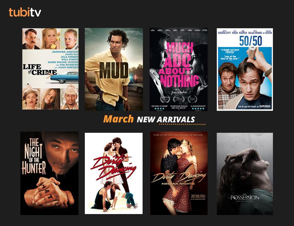 Here is Everything Coming to Tubi TV in March The FREE Netflix Like Service