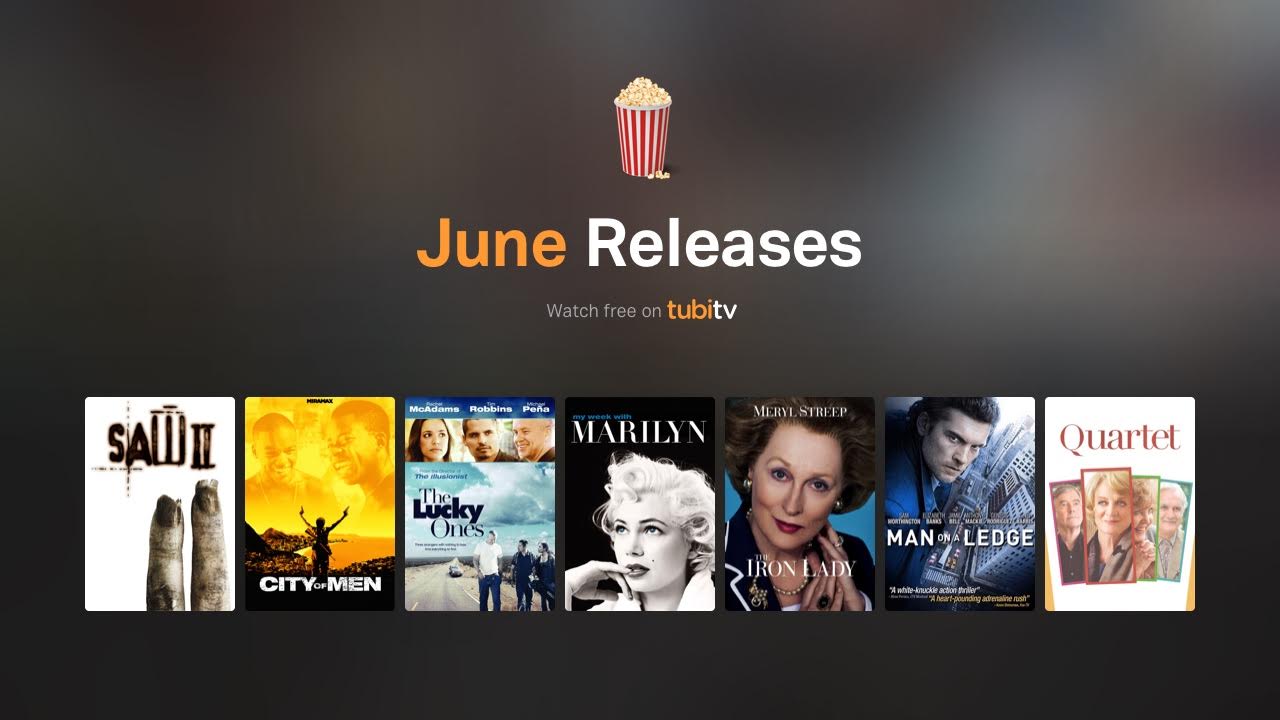 Here is Everything Coming to Tubi TV For FREE in June 2017