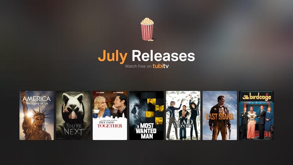Here is Everything Coming to Tubi TV For FREE in July