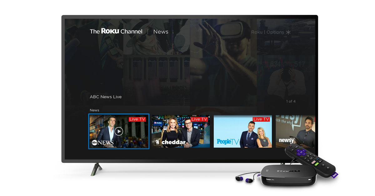 the roku channel on tv