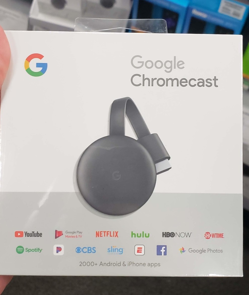 google chromecast in box