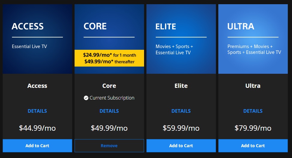 PlayStation Vue is Having a Black Friday Sale Starting at $24.99 (Lowest Price Ever)