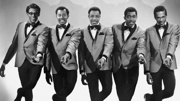 the temptations black and white photo