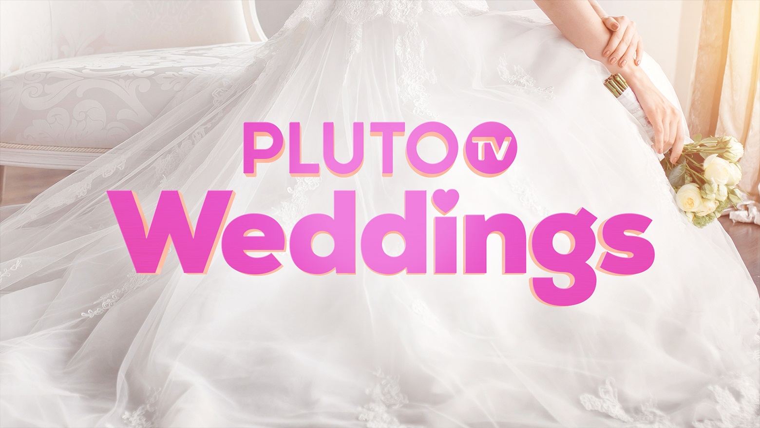 Pluto TV Weddings Logo