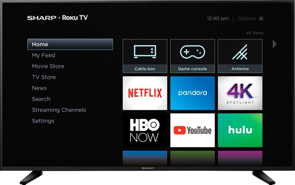 EXPIRED: Deal Alert: 58″ 4K HDR Roku TV From Sharp For Just $299.99 & 30 Days Free Sling TV