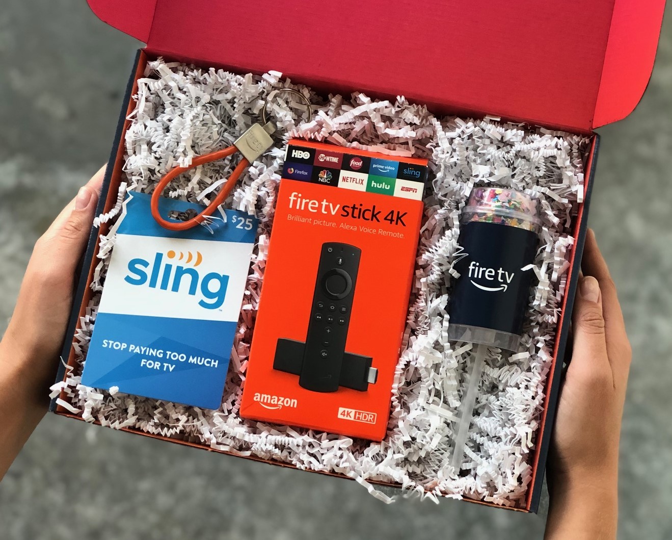 Giveaway! Enter to Win an Amazon Fire TV Stick 4K & $50 Sling TV Gift Card