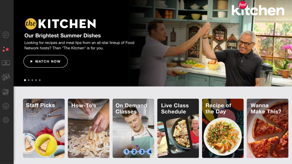 Amazon and Discovery Launch Food Network Kitchen