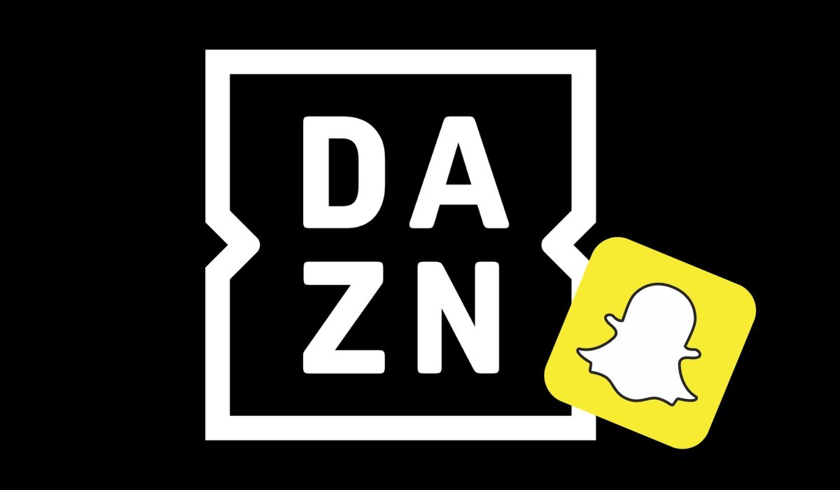 DAZN + Snapchat logo