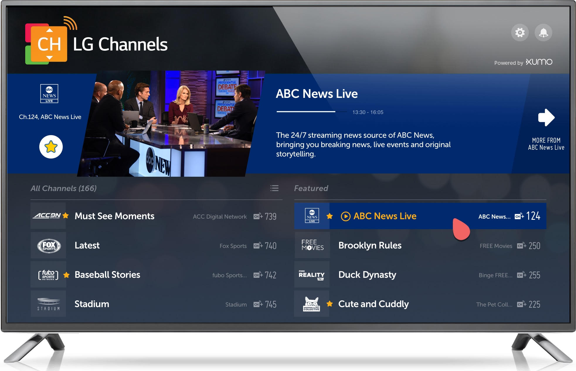 XUMO Adds ABC News Live Channel to Its Free Streaming Service