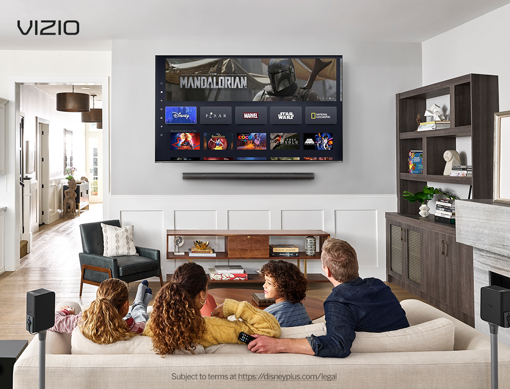 Disney+ Will Be Available Directly on VIZIO with SmartCast