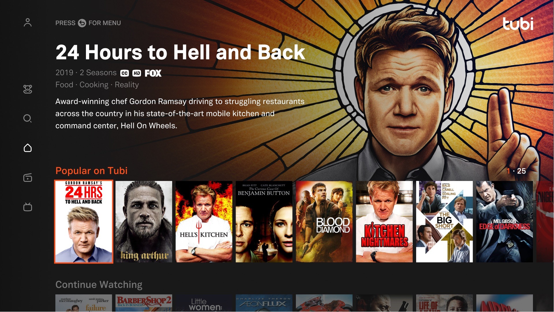 Tubi Adds Gordon Ramsay’s 24 Hours to Hell and Back