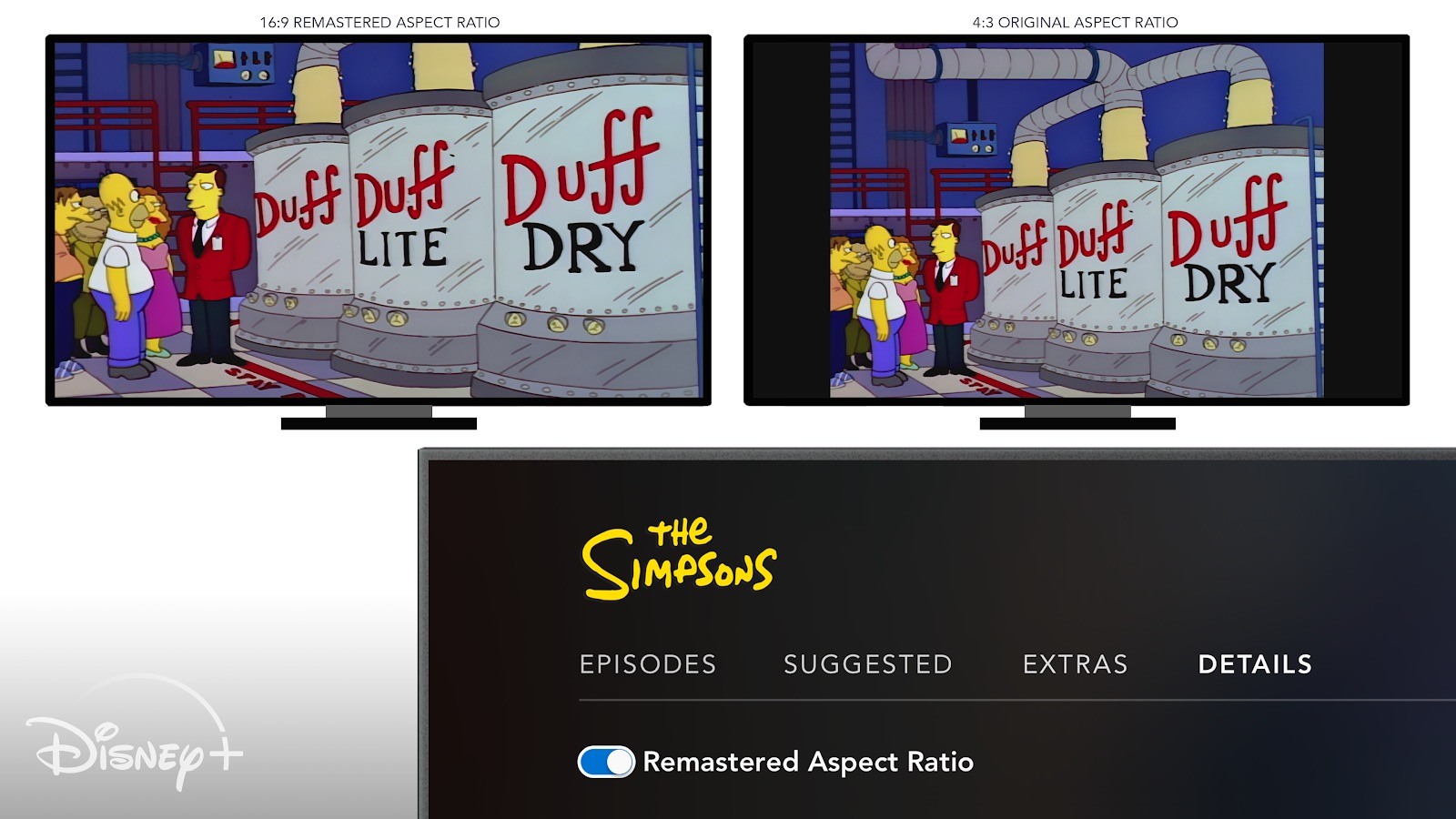 Disney+ Adds Option to View Older Simpsons Episodes in Original 4:3 Format