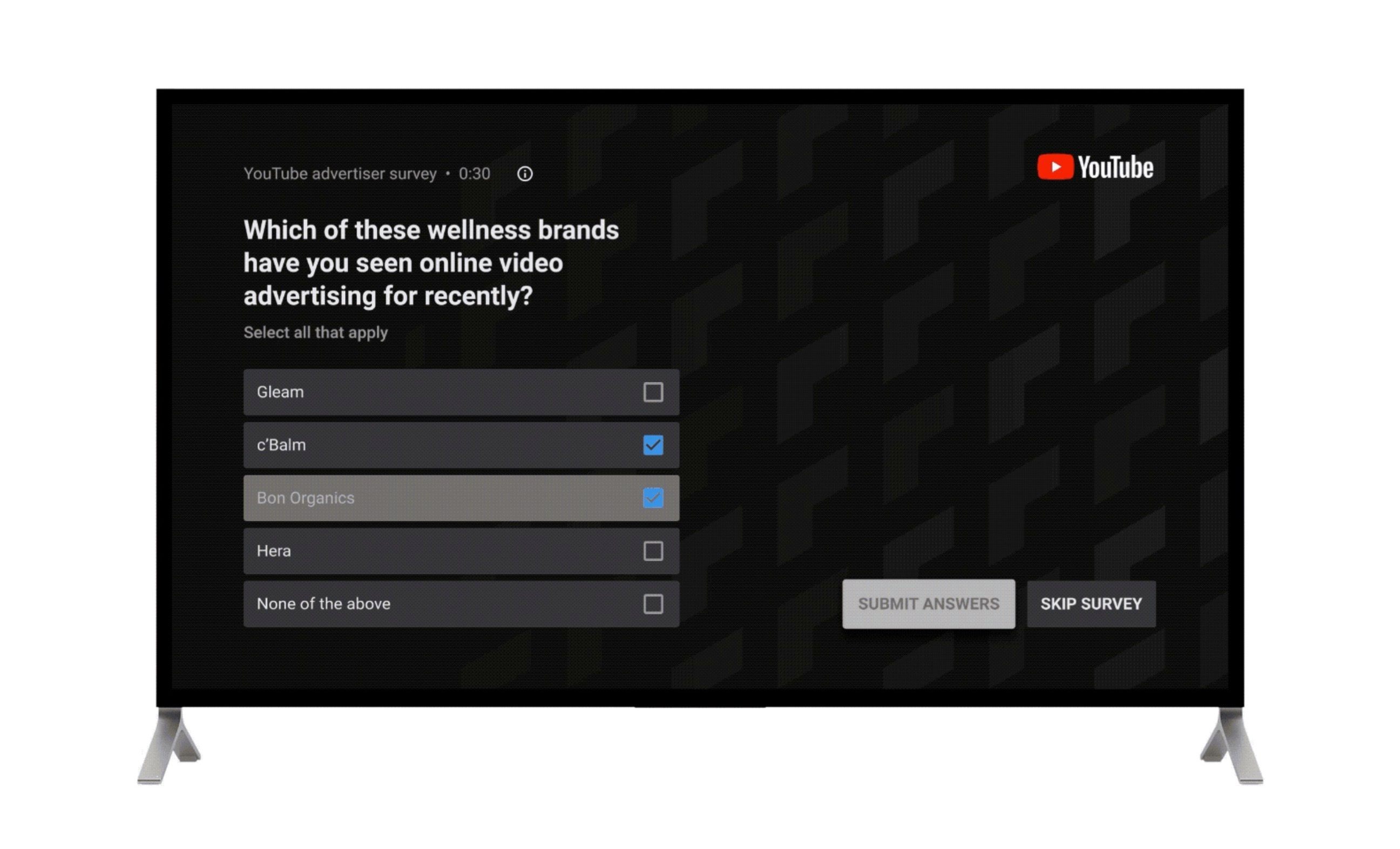 YouTube is Adding Survey Ads to Your TV Screen
