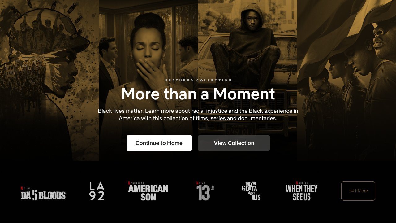 Netflix Launches Black Lives Matter Collection