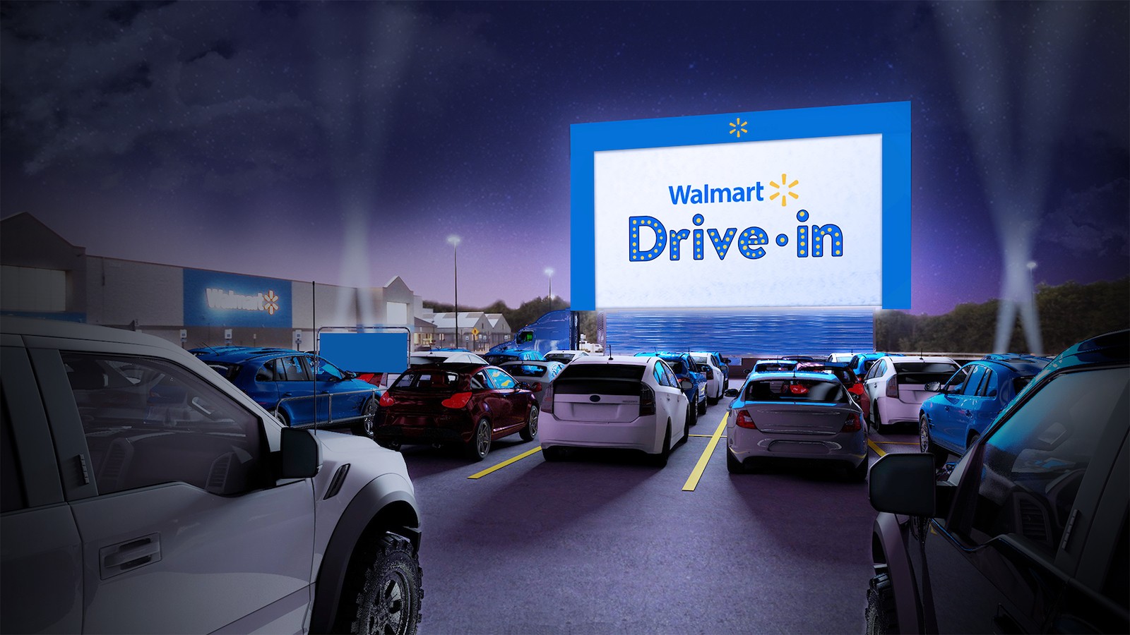 Walmart Will Use Some of its Parking Lots as ‘Drive-In’ Theaters