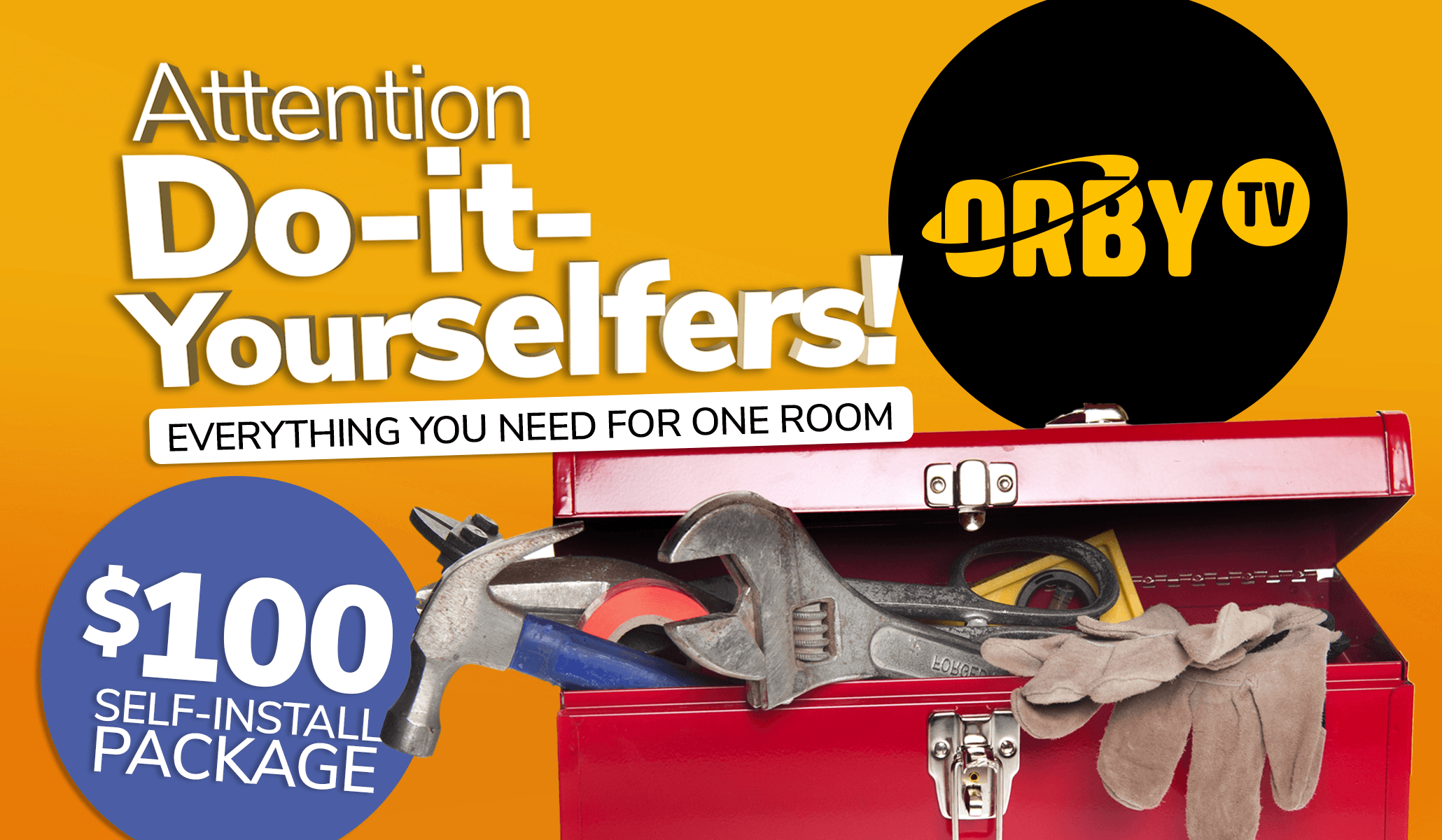 Orby TV Has a New Self-Installation Offer, Available for a Limited Time