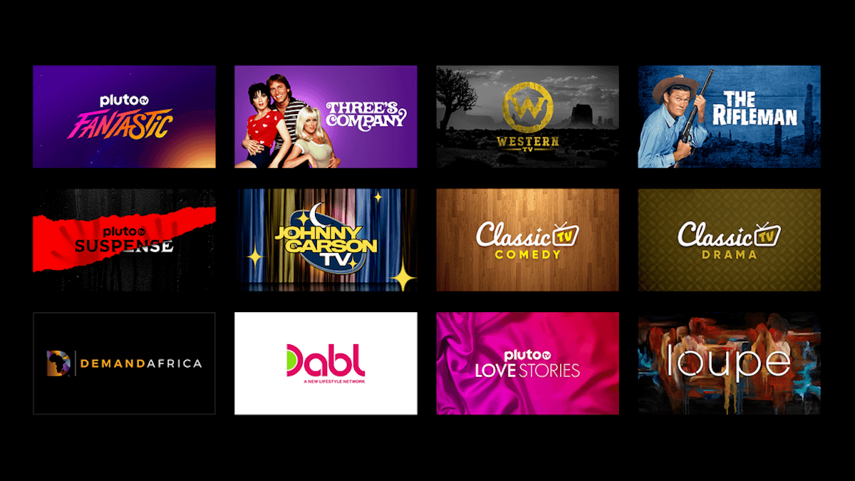 Pluto TV Adds a Dozen New Channels and CBS Content & Reorganizes Channel Lineup