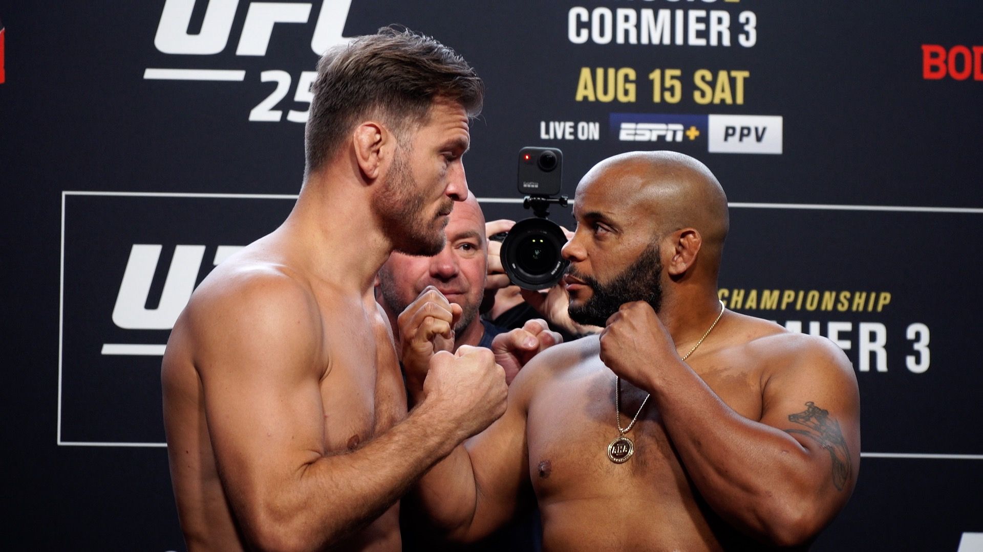 Miocic and Cormier III Fight for Title of ‘Best Heavyweight of All Time’ Tonight on ESPN+