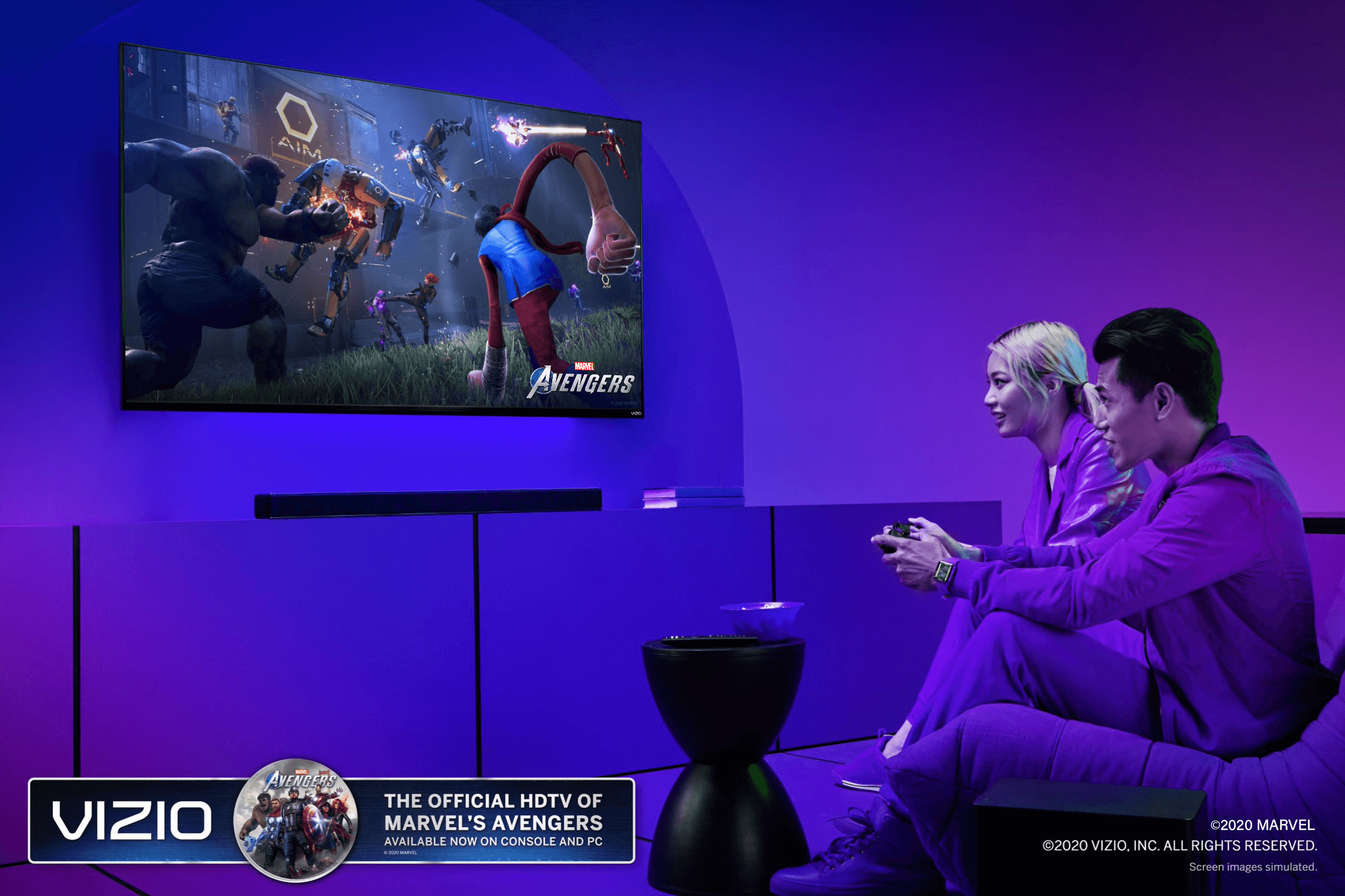 Vizio Will Be the Official HDTV Sound Bar Partner for Marvel’s Avengers Video Game
