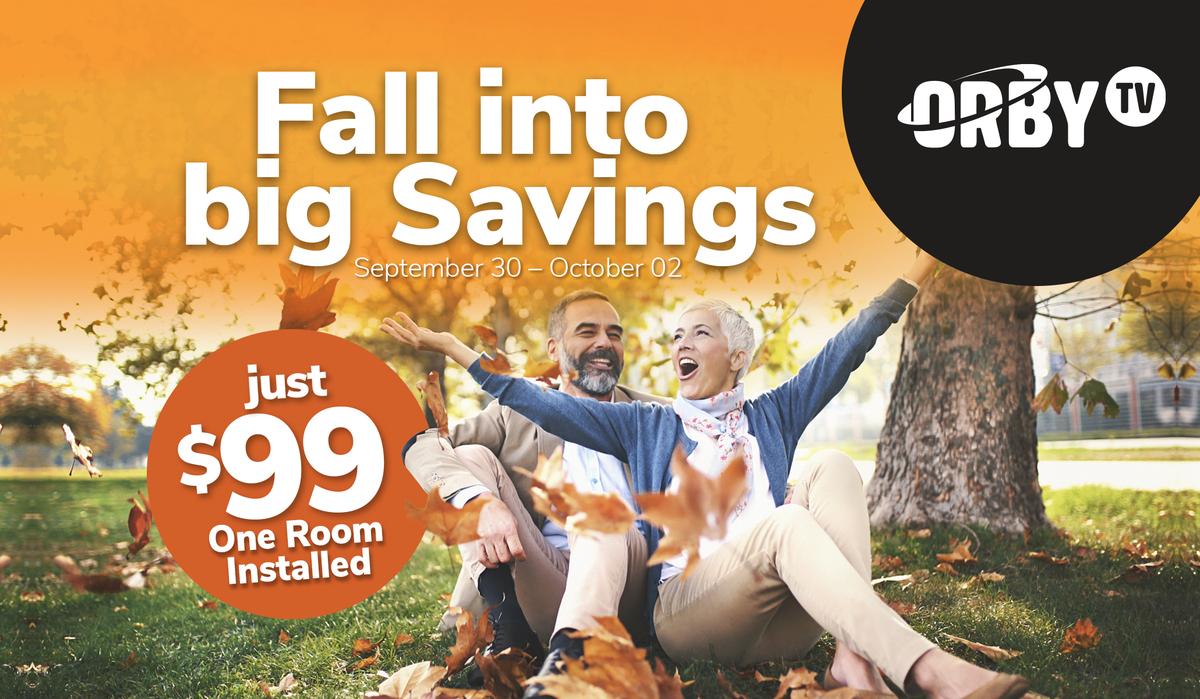 Orby TV is Having a Fall Into Big Savings Sale