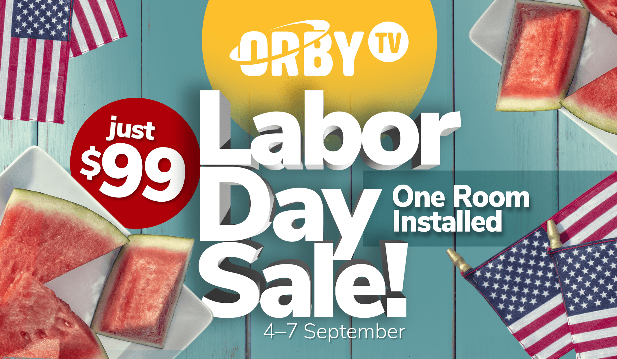 Orby TV is Offering a Labor Day Sale for New Customers