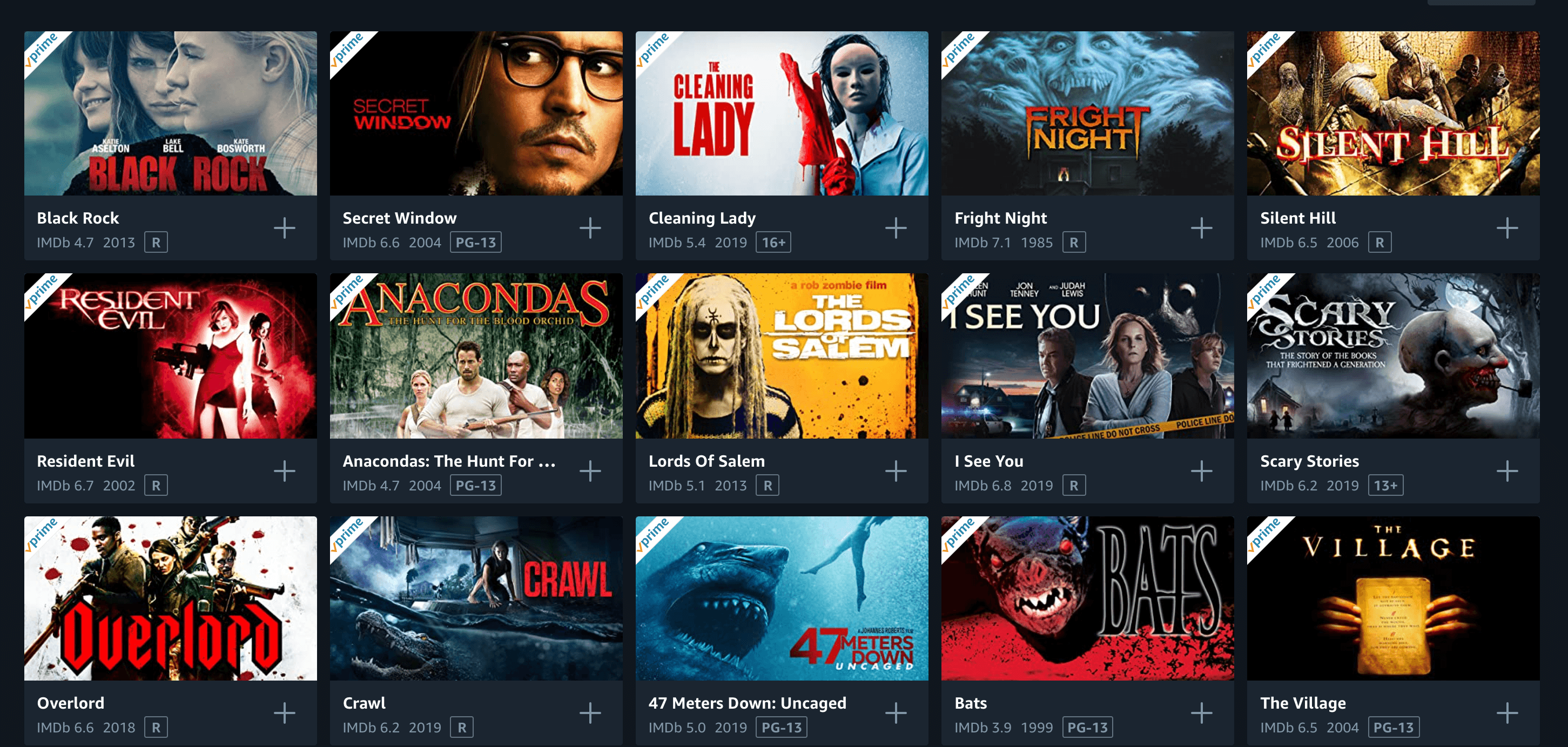 Amazon Prime Video’s Halloween Watchlist Has Something for Everyone