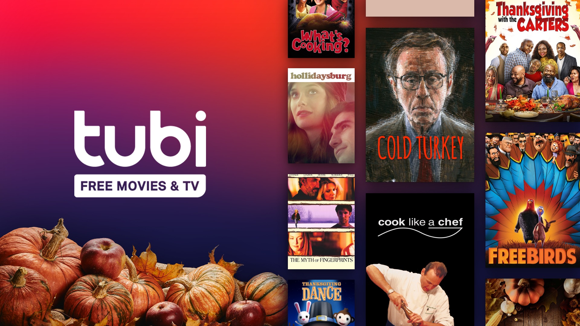 Tubi Has Free Thanksgiving Shows and Movies for the Whole Family