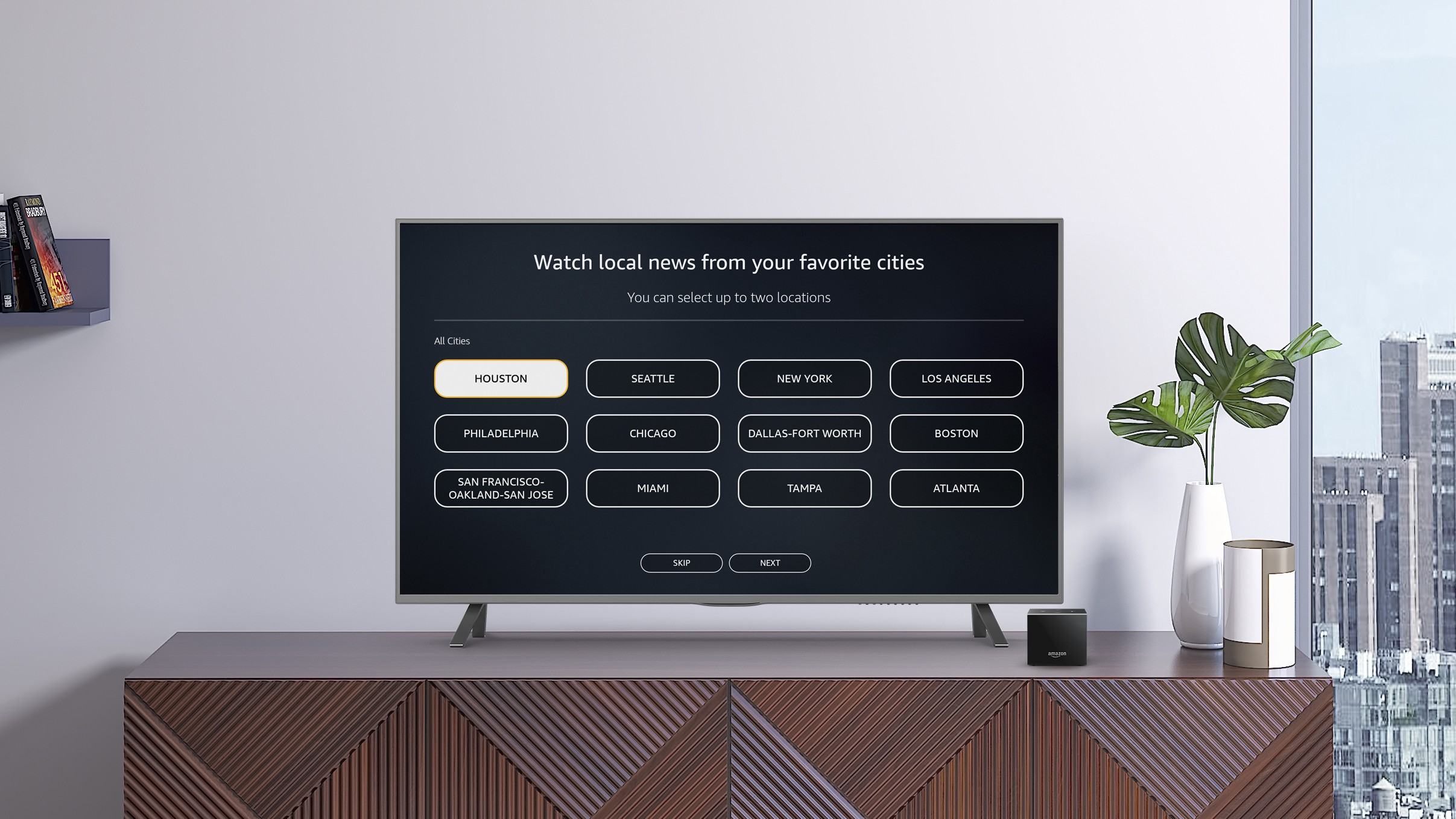 Amazon Expands Free Local News on Fire TV to Cover 158 Cities