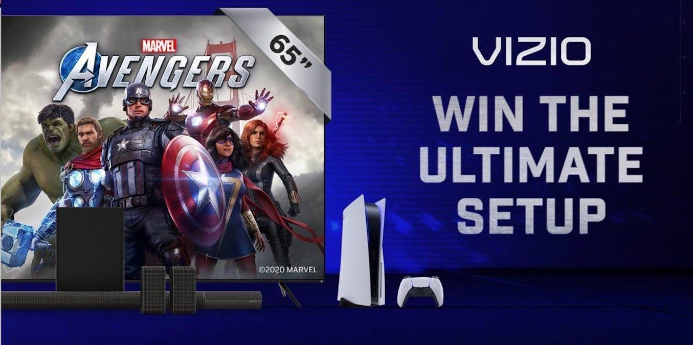 Win a PlayStation 5, TV & Soundbar from Vizio
