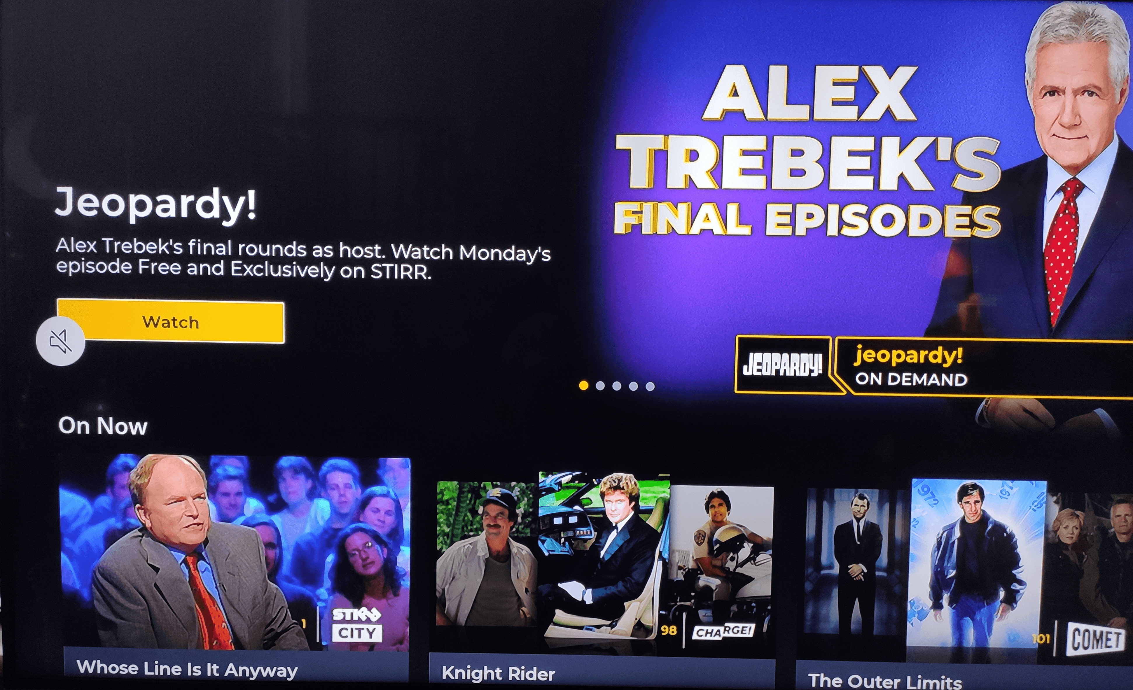 Stream Alex Trebek’s Final Jeopardy Episodes this Week Exclusively on STIRR