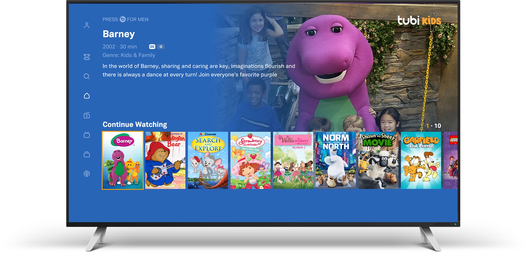 Tubi Marks Deal to Bring Exclusive Seasons of ‘Barney & Friends’ to the Platform