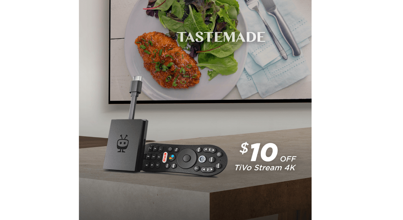 Get $10 off TiVo Stream 4K + Sign Up for a Free Virtual Cooking Class