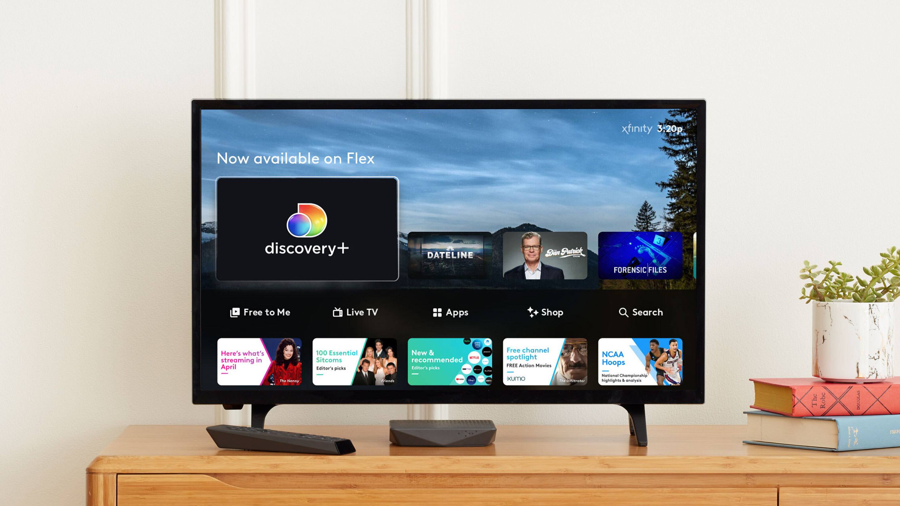 Discovery+ Launches on Xfinity Flex