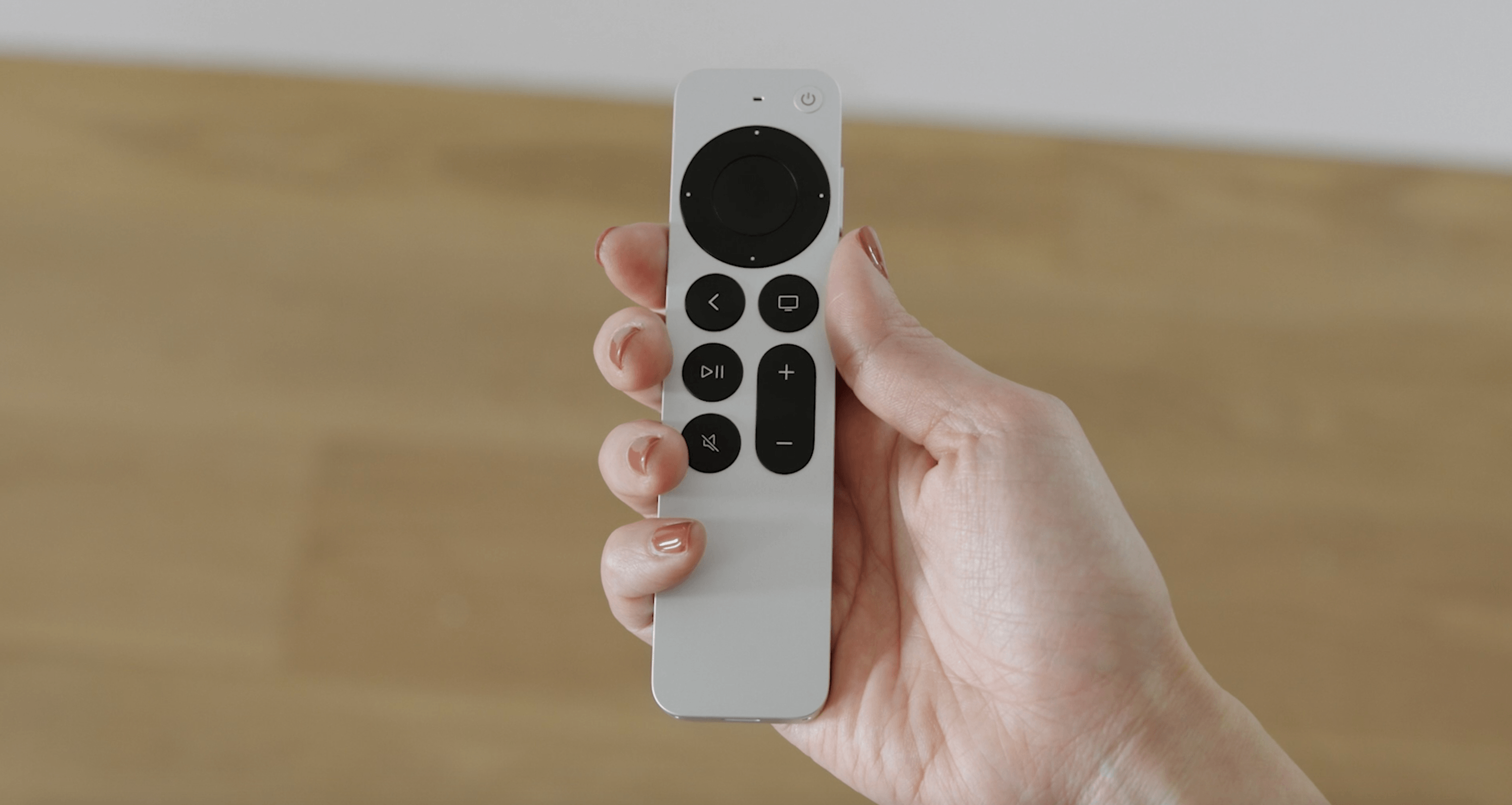 Screenshot of the new Apple TV remote
