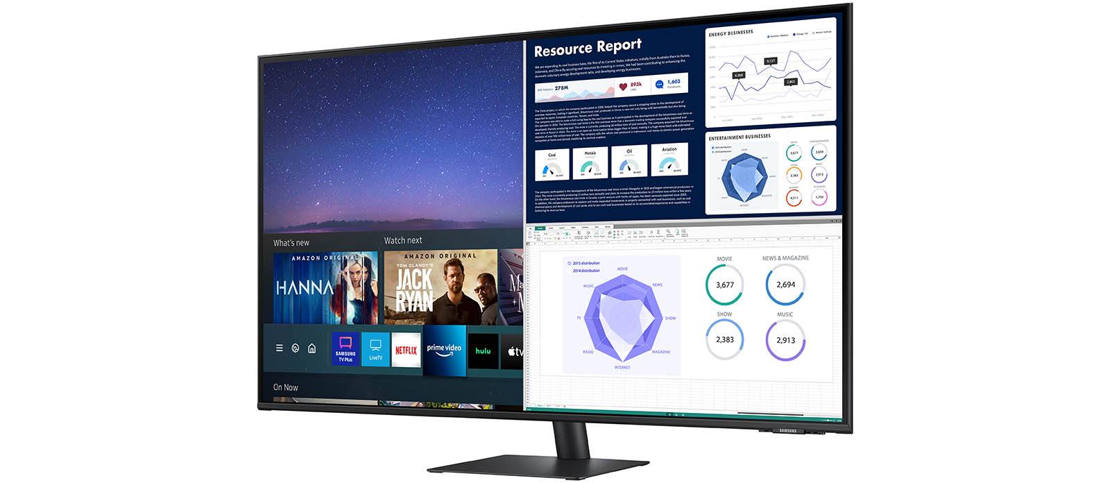 Product photo of Samsung's new Smart Monitor