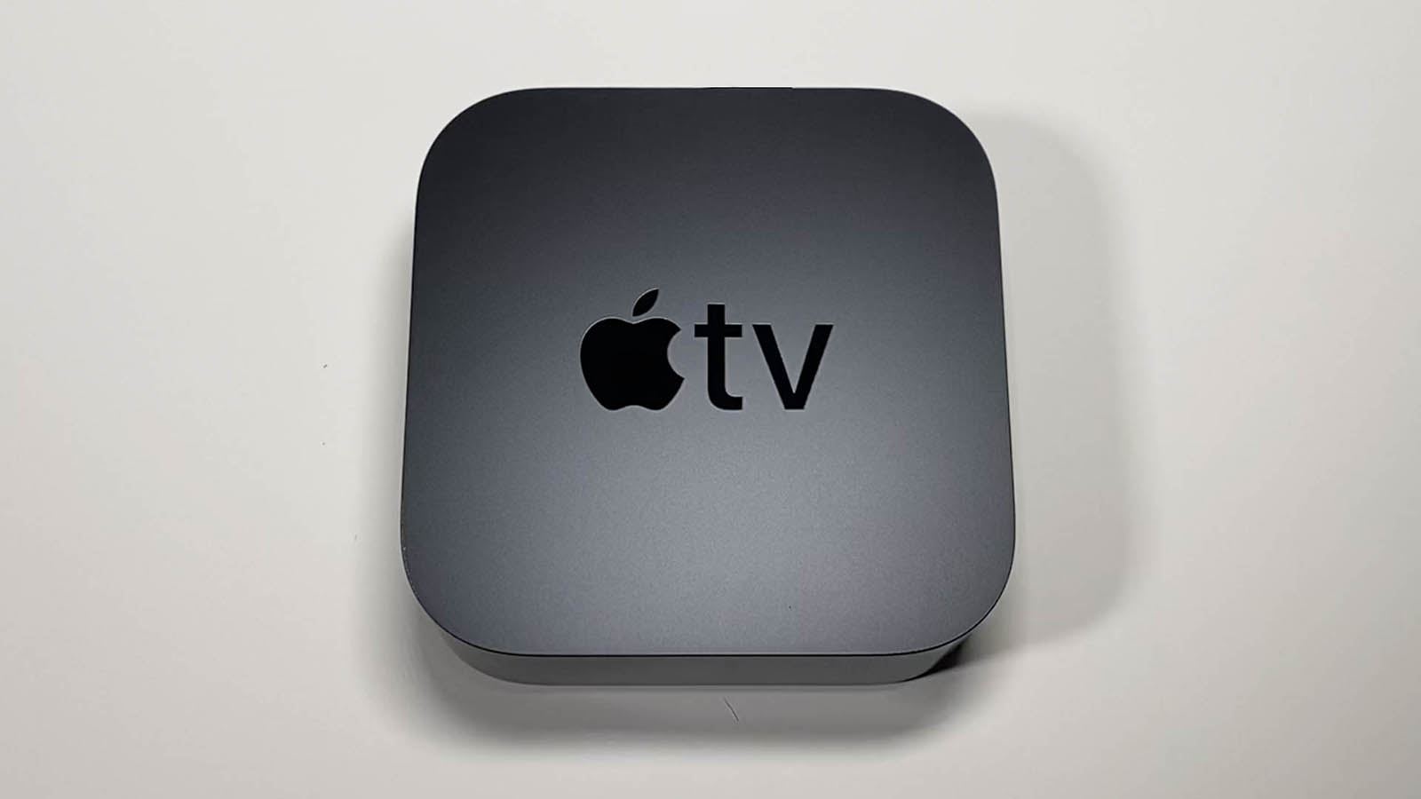 An overhead view of the Apple TV 4K (2021)