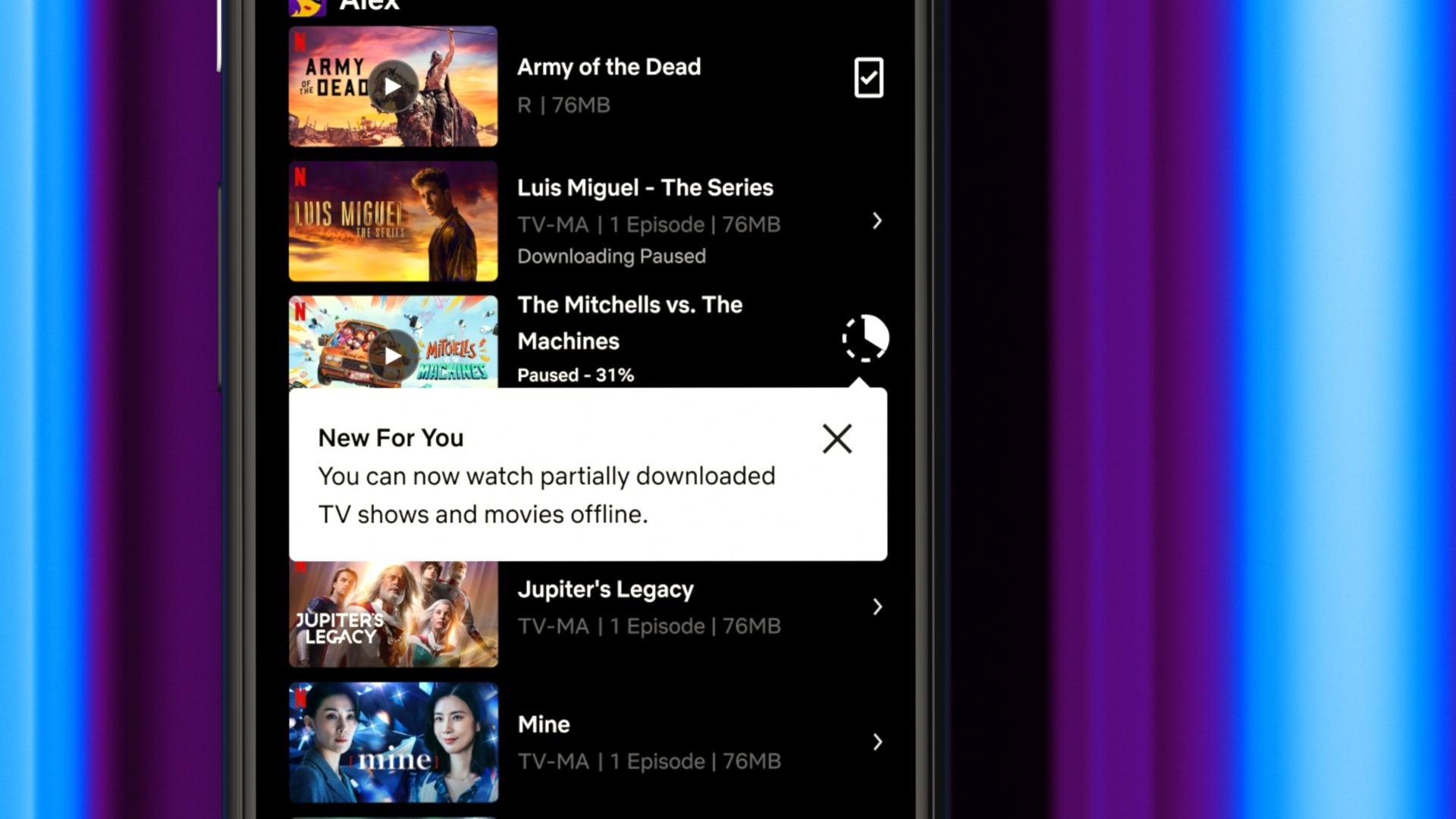 Netflix Now Allows Android Users to Watch Partially Downloaded Content