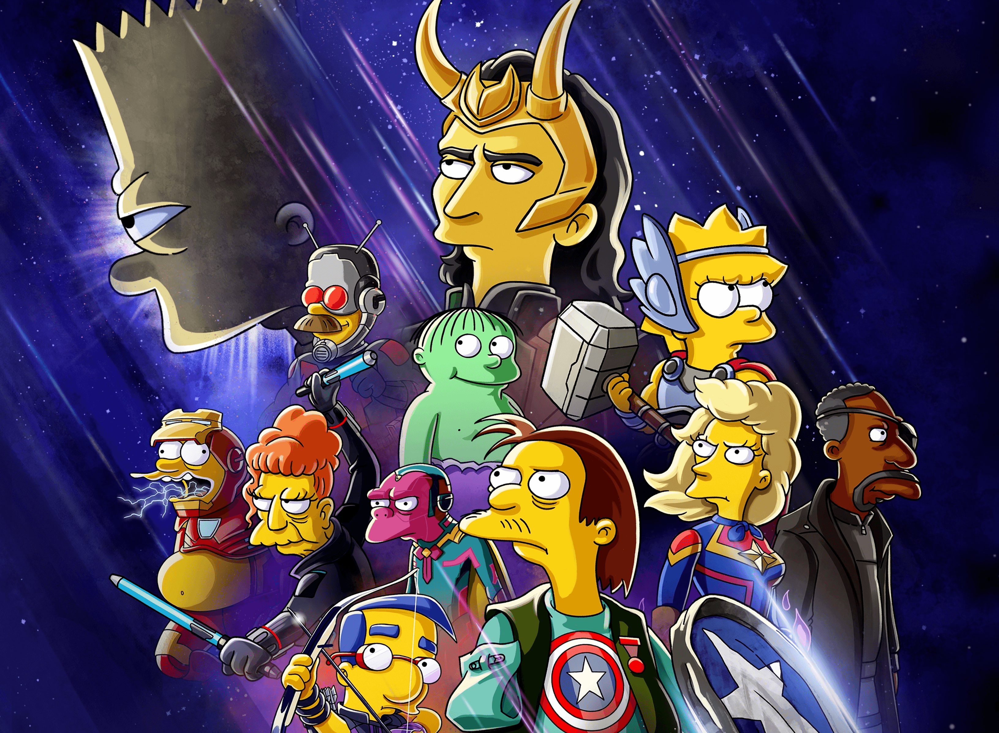 A Marvel Themed Simpsons Episode is Coming to Disney+