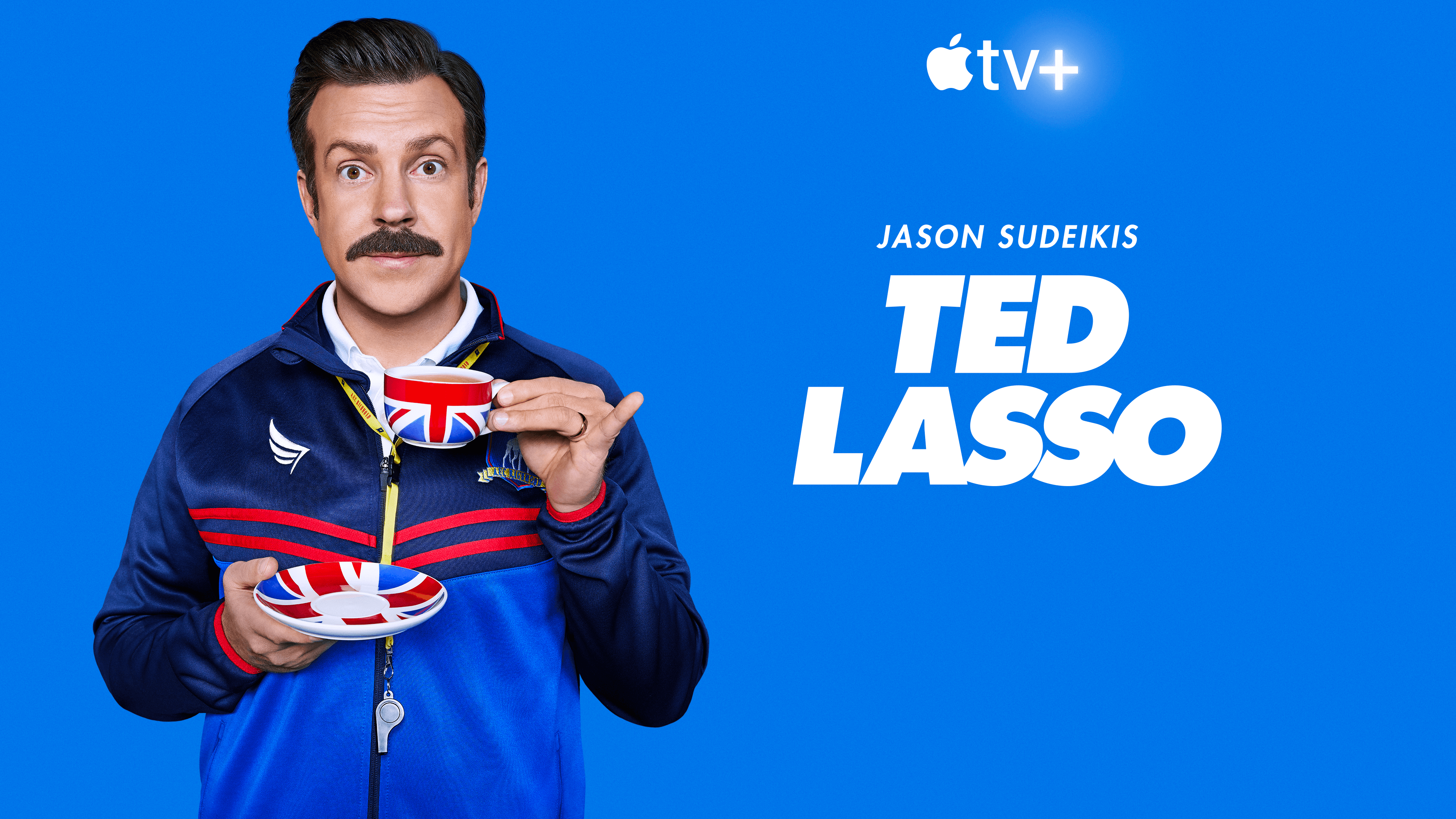 A press image for Ted Lasso on Apple TV+