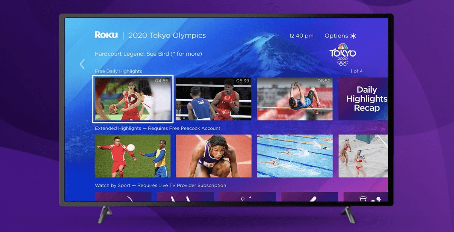 NBCUniversal Launches Hub on Roku for Easy Access to Tokyo 2020 Olympics Coverage