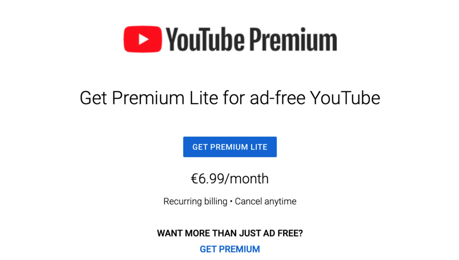 YouTube is Testing a ‘Premium Lite’ Subscription for Ad-Free Viewing