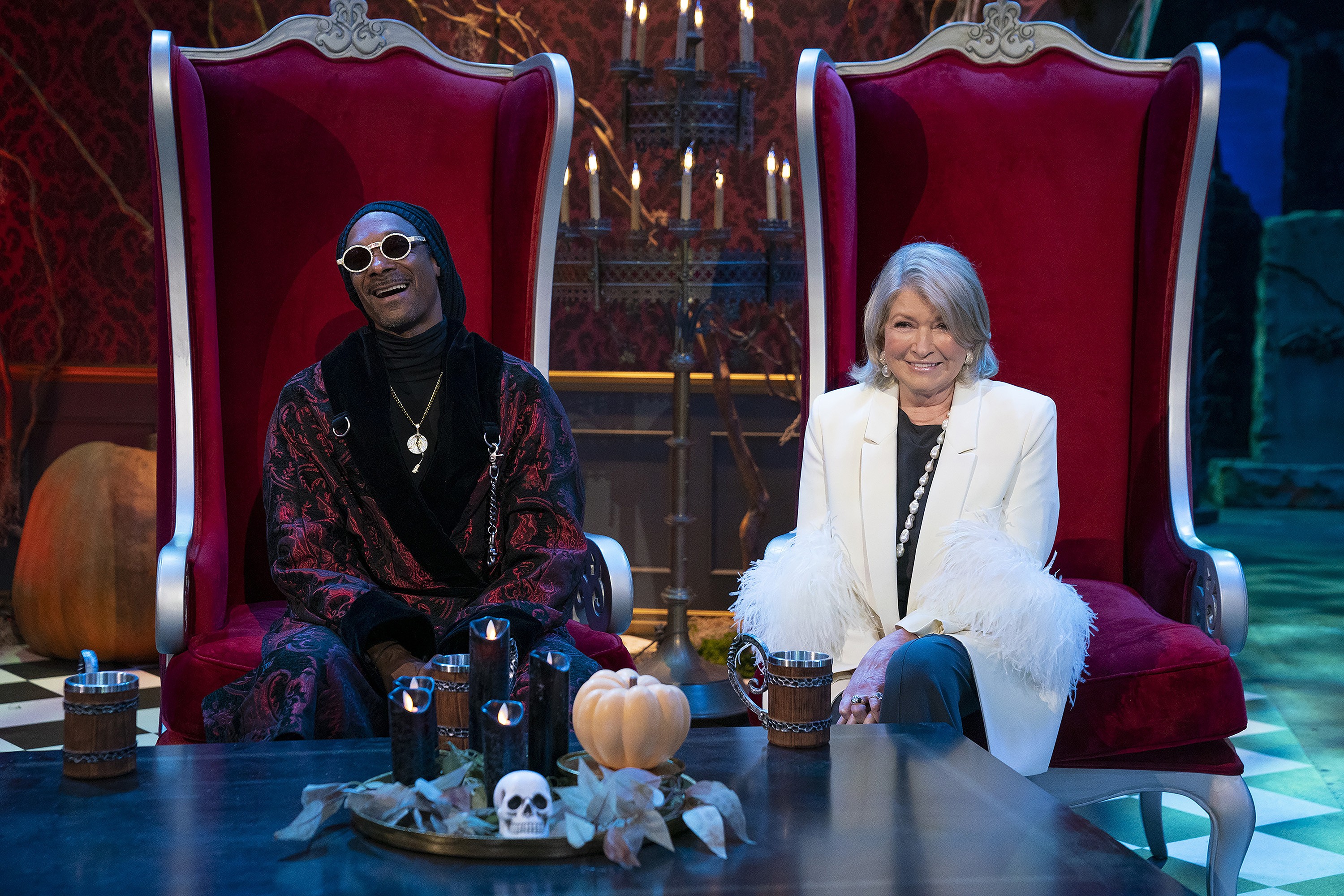 Snoop Dogg and Martha Stewart are Judging a Special BuzzFeed Halloween Baking Competition on Peacock