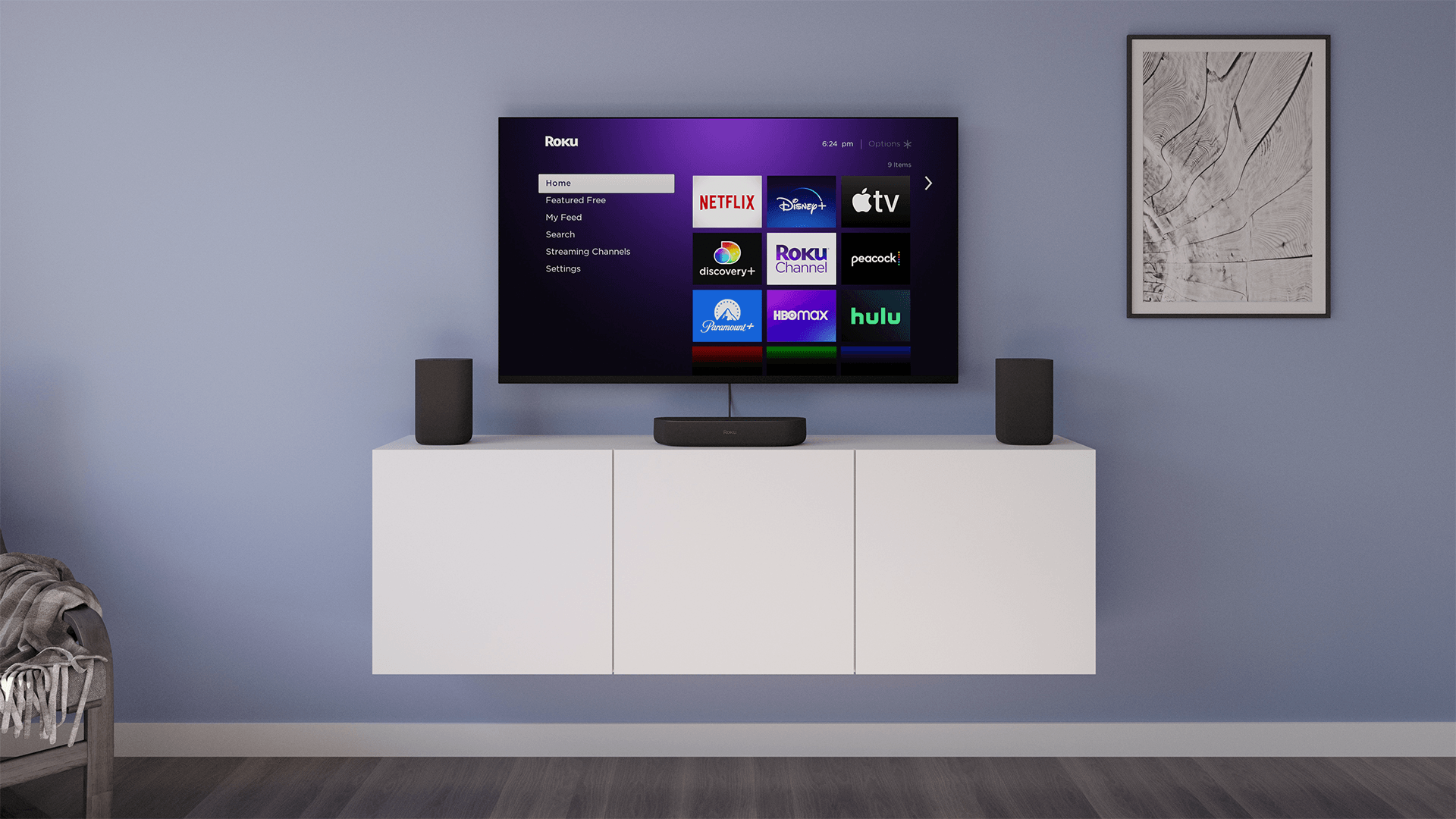 Roku OS 10.5 Highlights Voice Commands, Surround Sound Settings, Live TV on The Roku Channel & More
