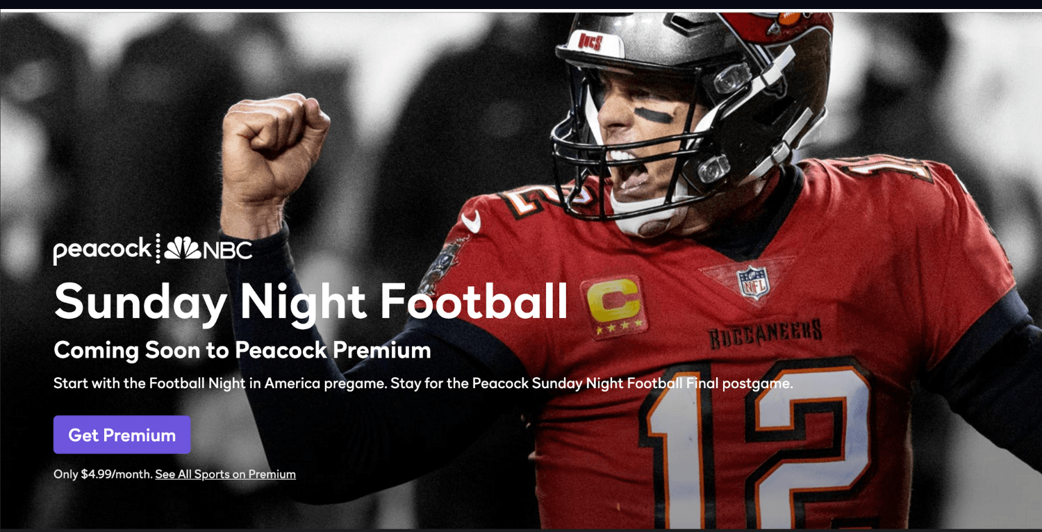 what nfl games stream on peacock