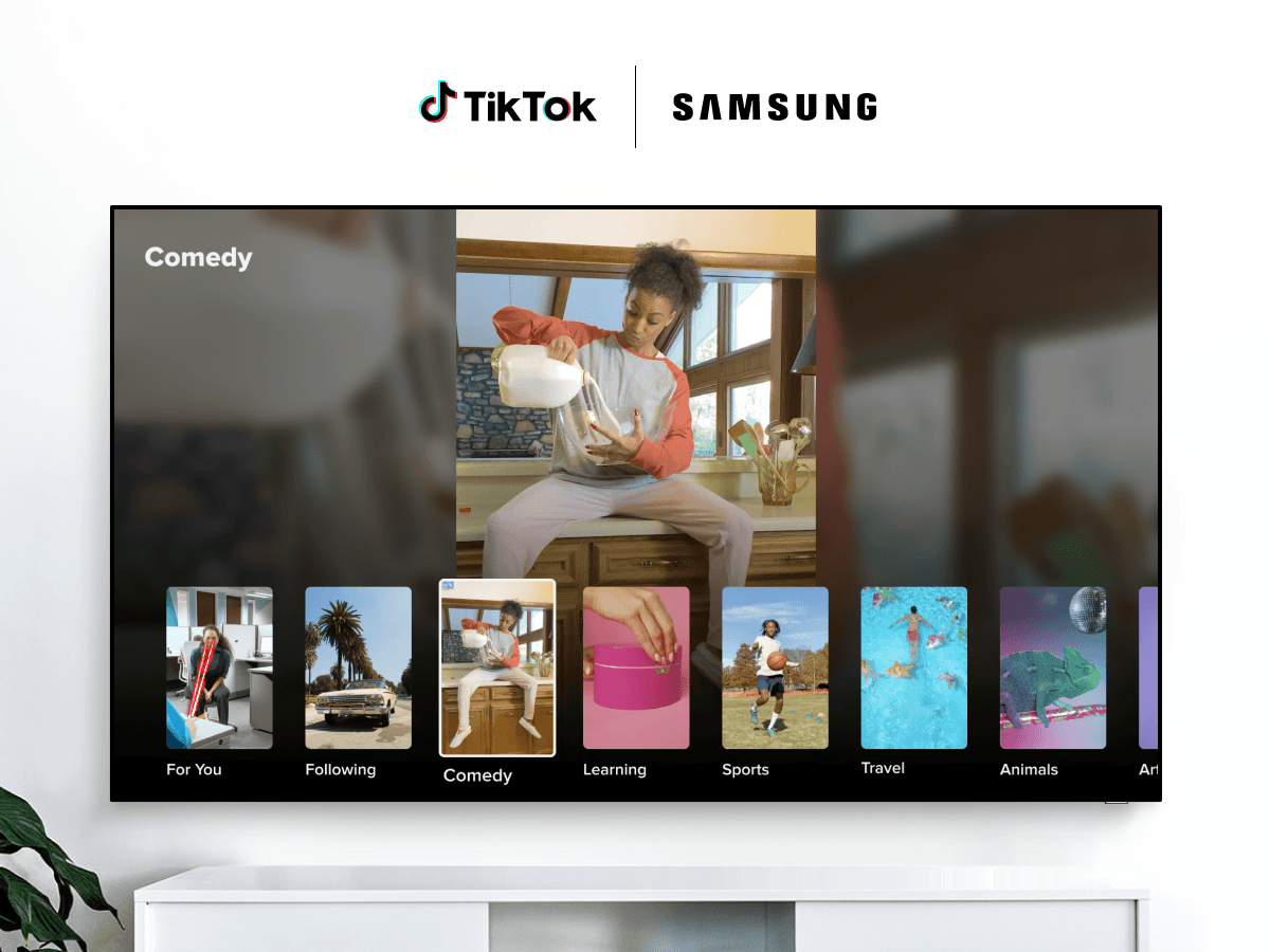 You Can Now Watch TikTok on Your Samsung TV