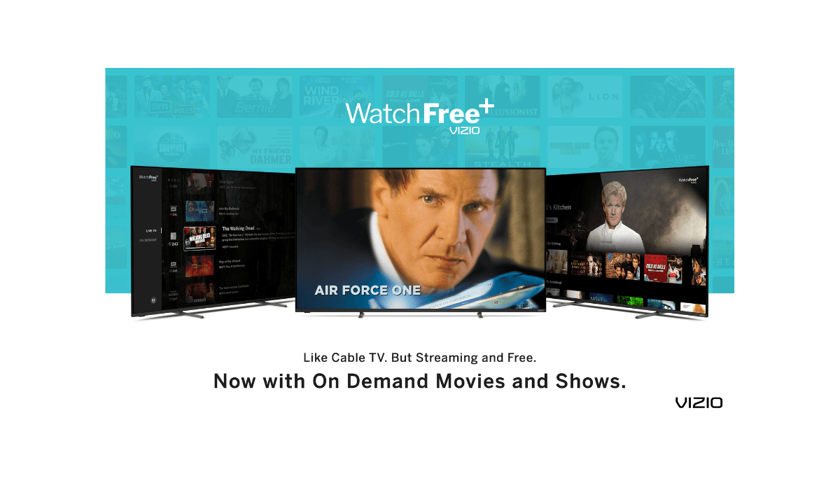 VIZIO Expands Its WatchFree+ Library With 100s of Free Channels