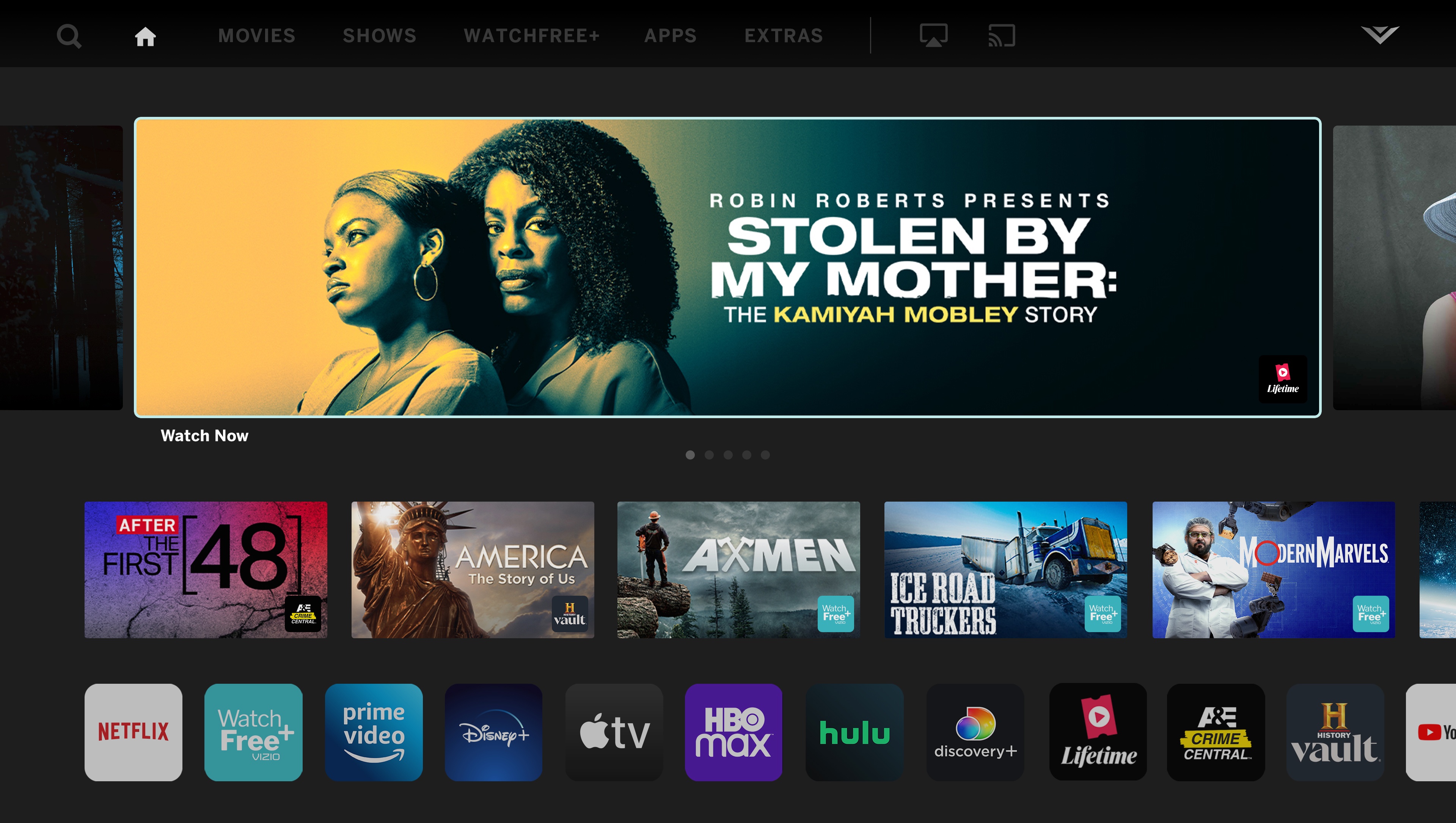 VIZIO SmartCast Adds Three Streaming Apps from A+E Networks